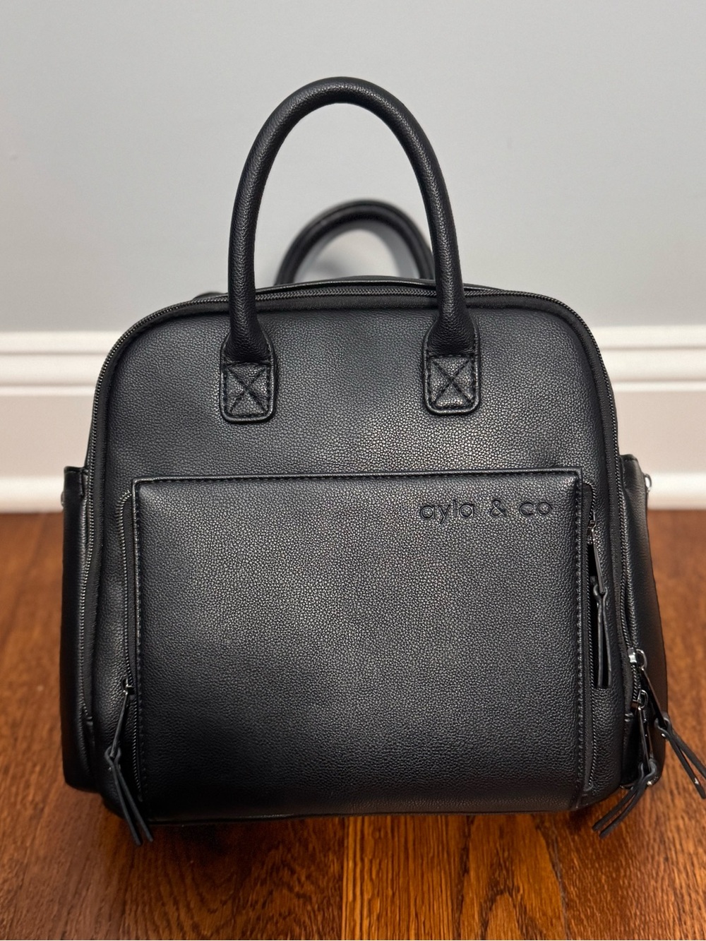 The Ayla Mini Diaper Bag - Black